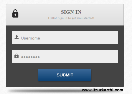 Animated Login Form using Jquery & CSS3